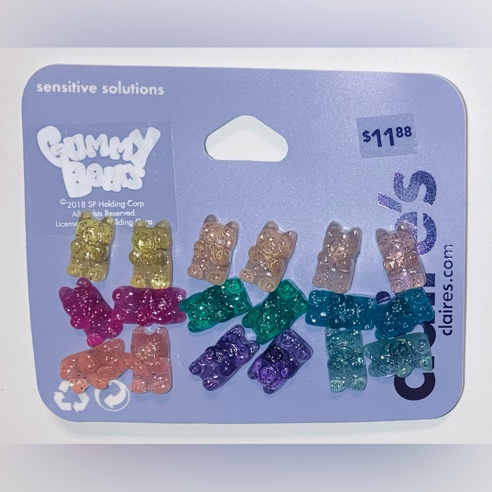 Claire’s Gummy Bears Earrings - NEW!